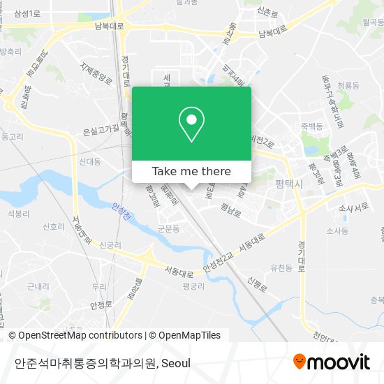 안준석마취통증의학과의원 map