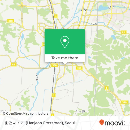 한전사거리 (Hanjeon Crossroad) map