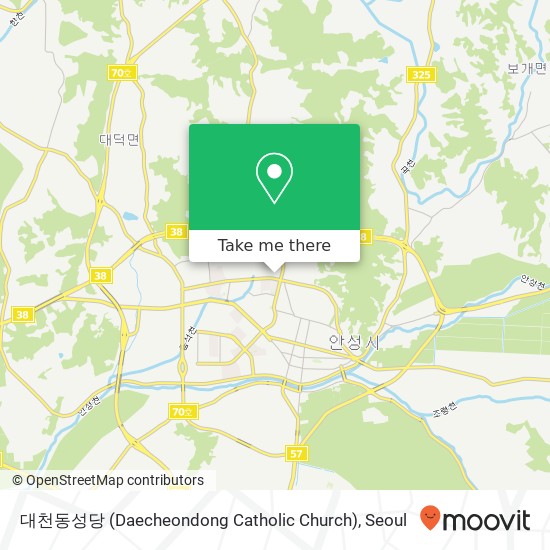 대천동성당 (Daecheondong Catholic Church) map