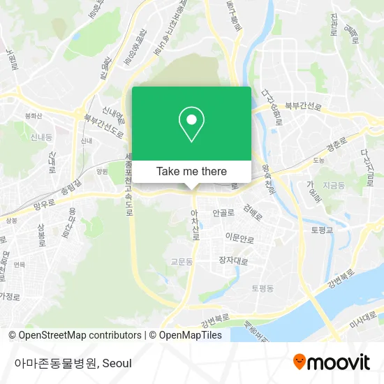 아마존동물병원 map