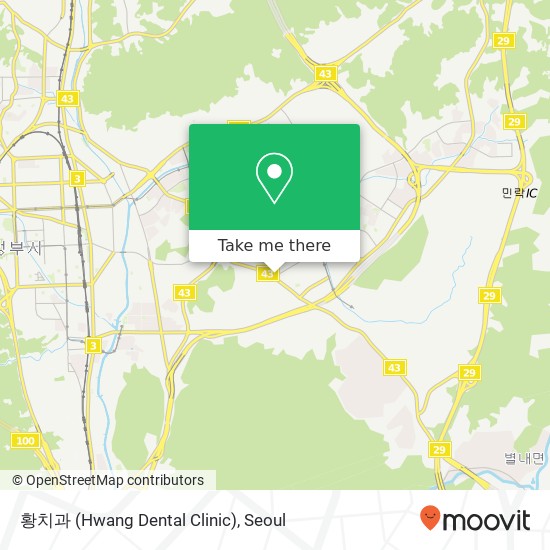 황치과 (Hwang Dental Clinic) map