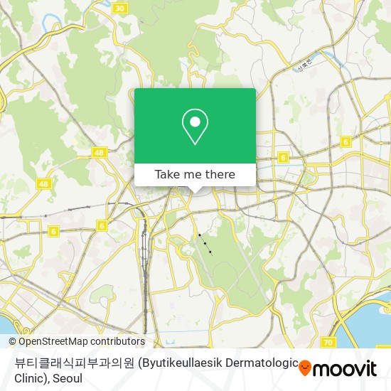 뷰티클래식피부과의원 (Byutikeullaesik Dermatologic Clinic) map