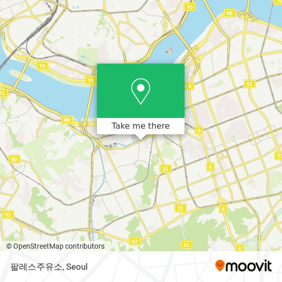 팔레스주유소 map