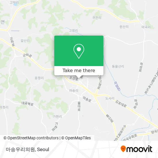 마송우리의원 map