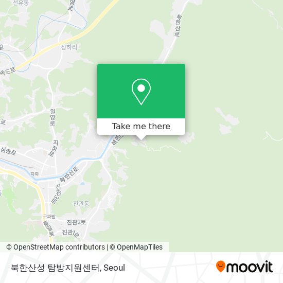 북한산성 탐방지원센터 map