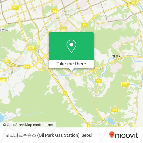 오일파크주유소 (Oil Park Gas Station) map
