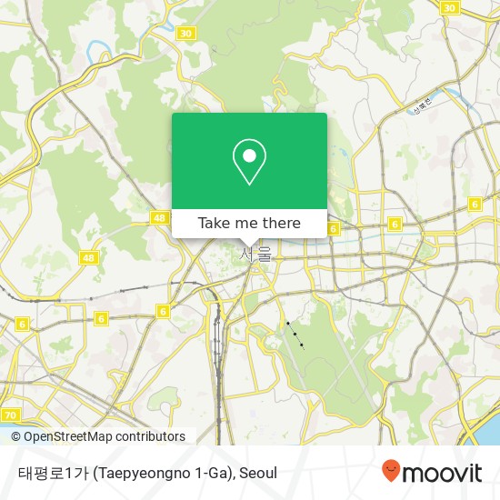 태평로1가 (Taepyeongno 1-Ga) map