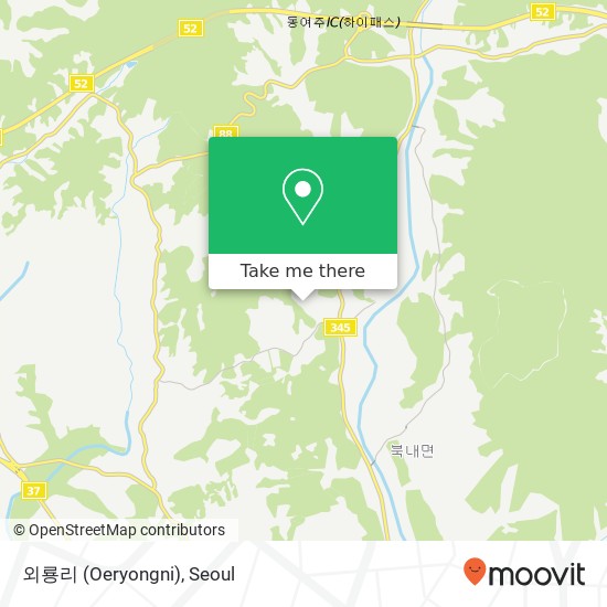 외룡리 (Oeryongni) map