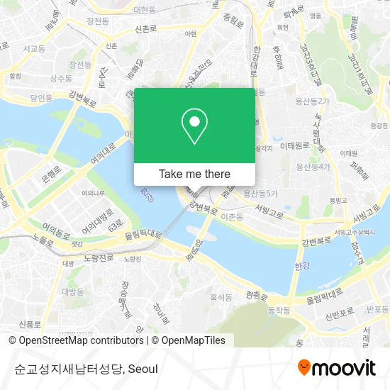 순교성지새남터성당 map