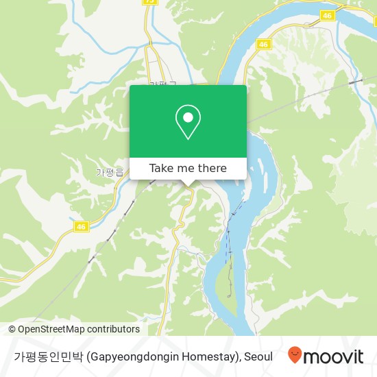 가평동인민박 (Gapyeongdongin Homestay) map