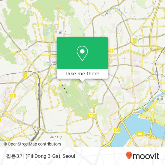 필동3가 (Pil-Dong 3-Ga) map