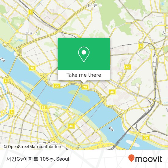 서강Gs아파트 105동 map