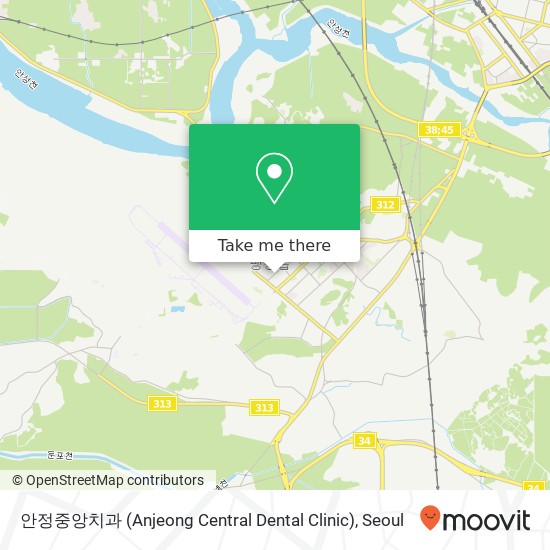 안정중앙치과 (Anjeong Central Dental Clinic) map