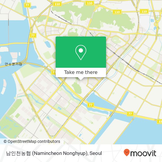 남인천농협 (Namincheon Nonghyup) map