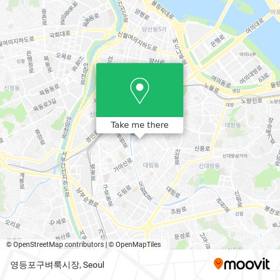 영등포구벼룩시장 map