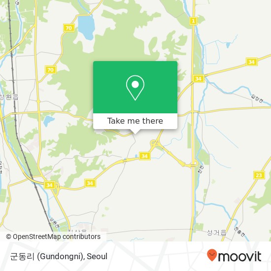 군동리 (Gundongni) map