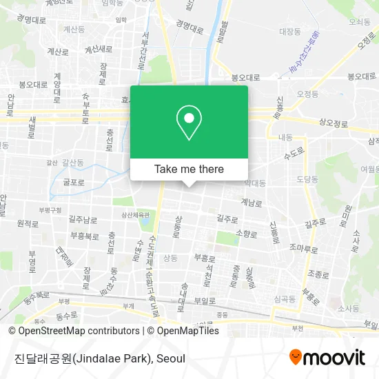 진달래공원(Jindalae Park) map