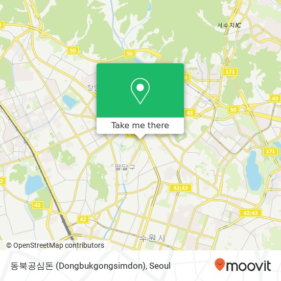 동북공심돈 (Dongbukgongsimdon) map