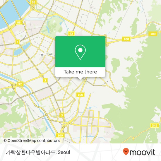 가락삼환나우빌아파트 map