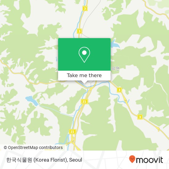 한국식물원 (Korea Florist) map