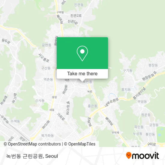 녹번동 근린공원 map