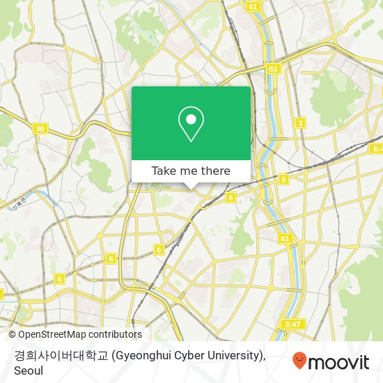 경희사이버대학교 (Gyeonghui Cyber University) map