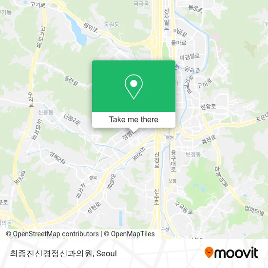 최종진신경정신과의원 map