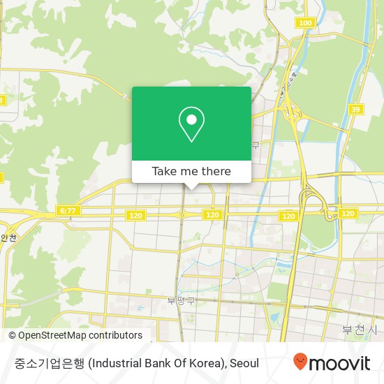 중소기업은행 (Industrial Bank Of Korea) map