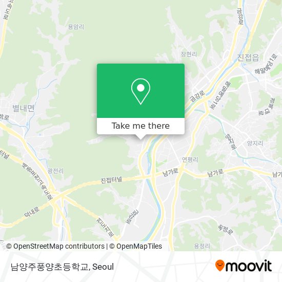 남양주풍양초등학교 map