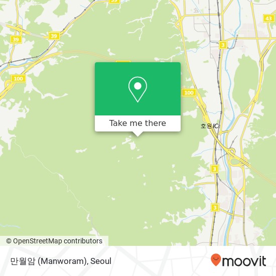 만월암 (Manworam) map