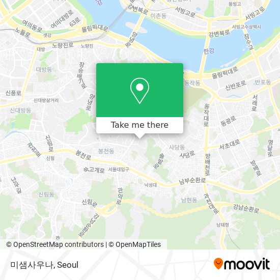 미샘사우나 map