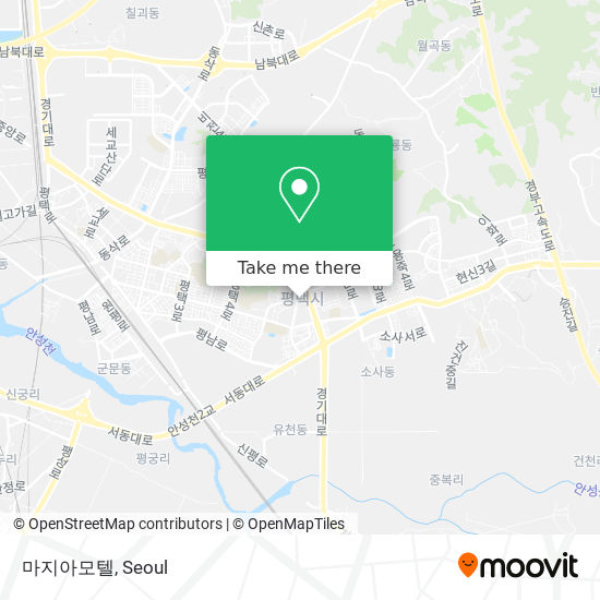 마지아모텔 map