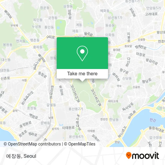 예장동 map