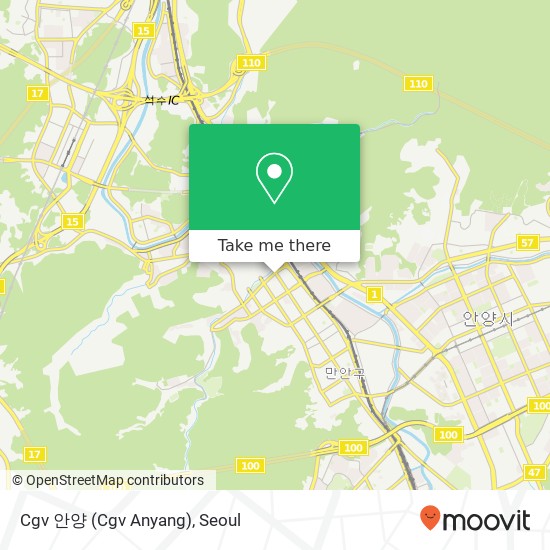 Cgv 안양 (Cgv Anyang) map