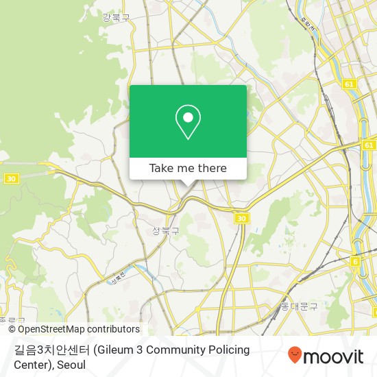 길음3치안센터 (Gileum 3 Community Policing Center) map