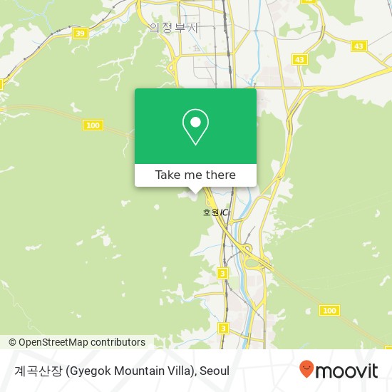 계곡산장 (Gyegok Mountain Villa) map