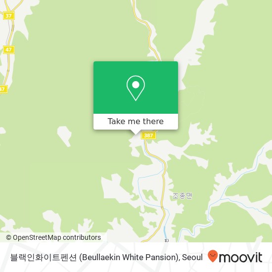 블랙인화이트펜션 (Beullaekin White Pansion) map