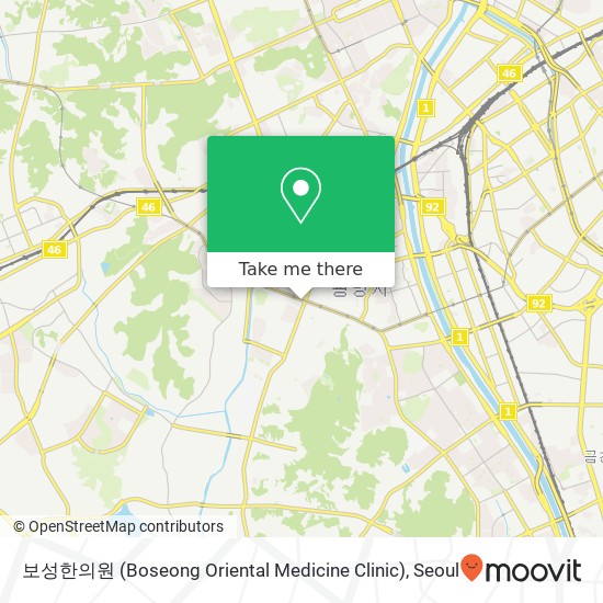 보성한의원 (Boseong Oriental Medicine Clinic) map