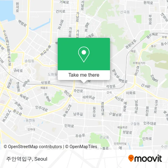 주안역입구 map