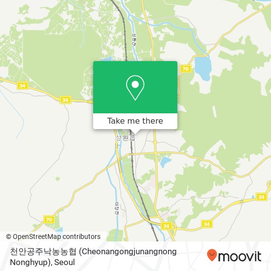 천안공주낙농농협 (Cheonangongjunangnong Nonghyup) map