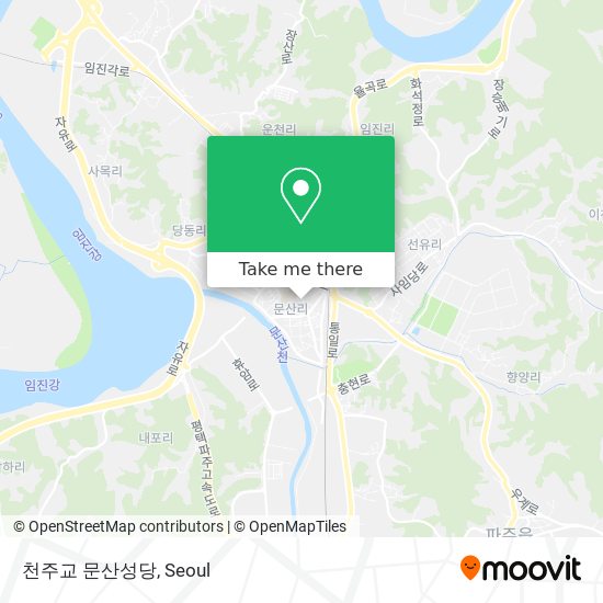 천주교 문산성당 map