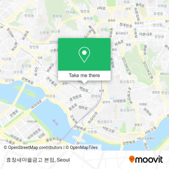 효창새마을금고 본점 map