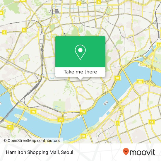 Hamilton Shopping Mall map