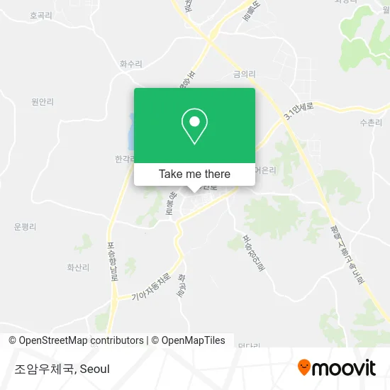 조암우체국 map