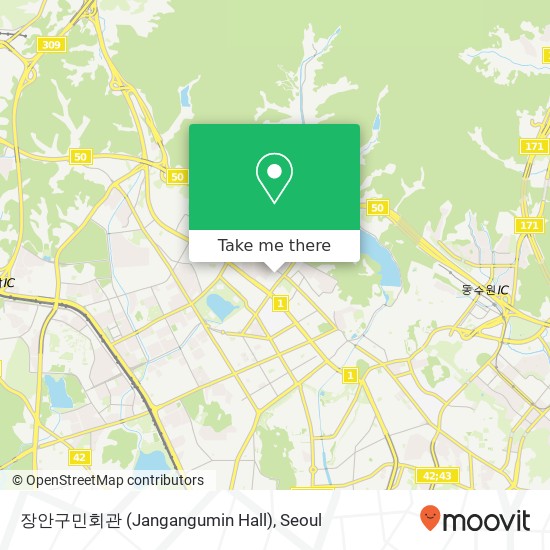 장안구민회관 (Jangangumin Hall) map