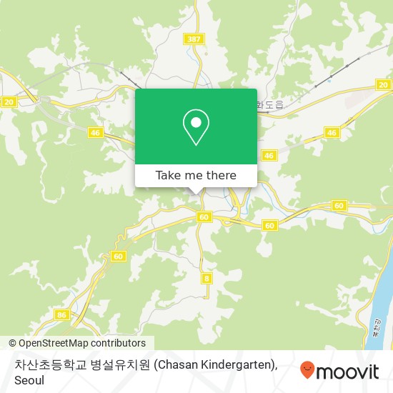차산초등학교 병설유치원 (Chasan Kindergarten) map