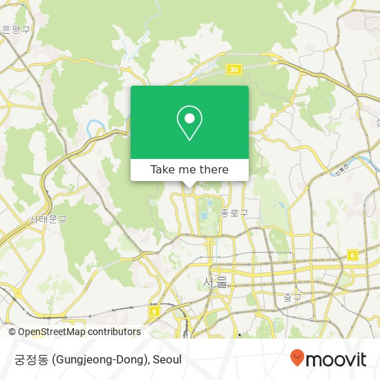 궁정동 (Gungjeong-Dong) map