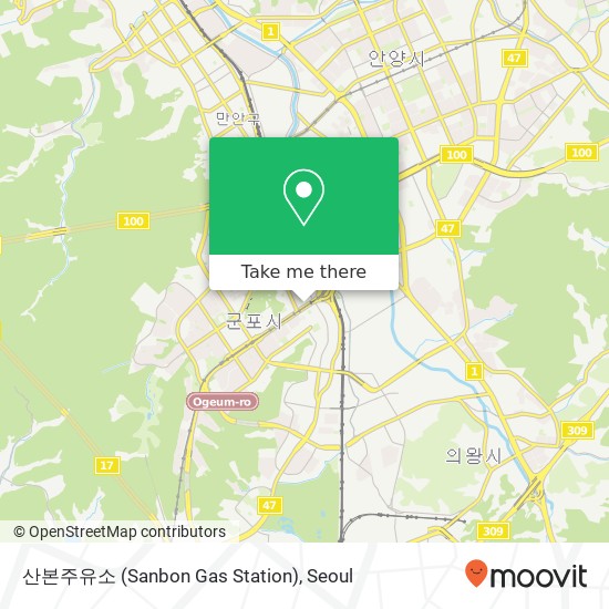 산본주유소 (Sanbon Gas Station) map