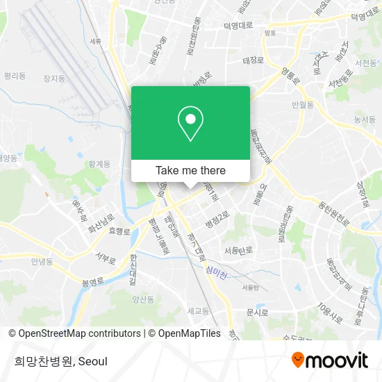 희망찬병원 map