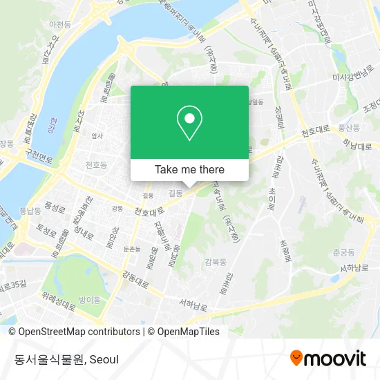 동서울식물원 map